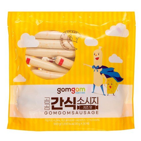 곰곰 간식 소시지 치즈맛, 900g, 1개