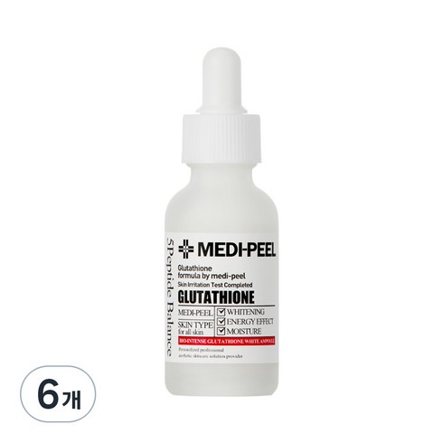 바이오 인텐스 글루타치온 화이트 앰플 30ml 3개  - 메디필 바이오 인텐스 글루타치온 화이트앰플, 30ml, 6개