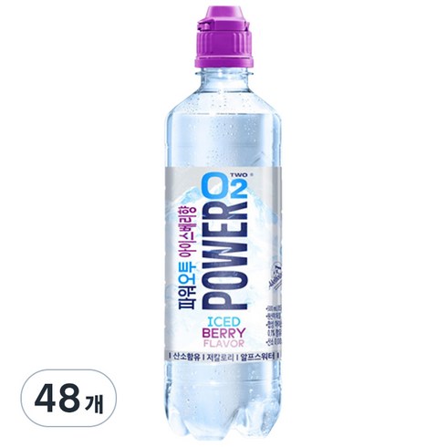 파워오투 - 파워오투 아이스베리향 혼합음료, 48개, 500ml