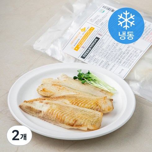 아린이네생선가게 - 아린이네생선가게 인천집 순살 가자미 구이 (냉동), 210g, 2개