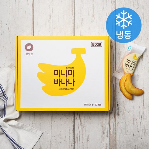 청정원 미니미바나나 (냉동), 21g, 30개
