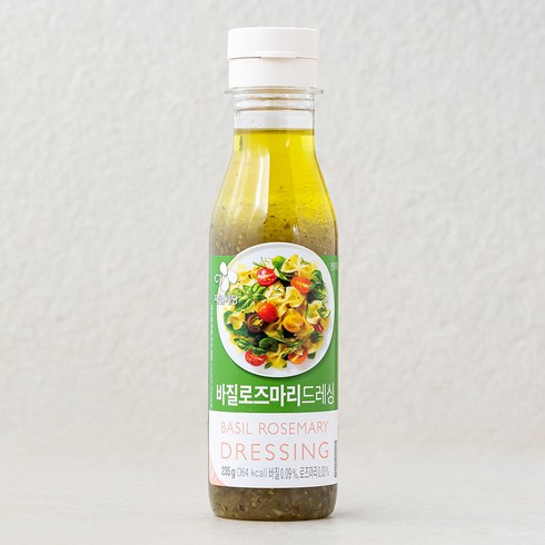 CJ제일제당 바질로즈마리 드레싱, 235g, 1개