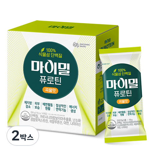 마이밀 퓨로틴 곡물맛 14p, 266g, 2박스