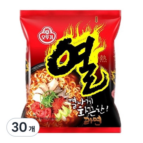 열라면 - 오뚜기 열라면, 30개