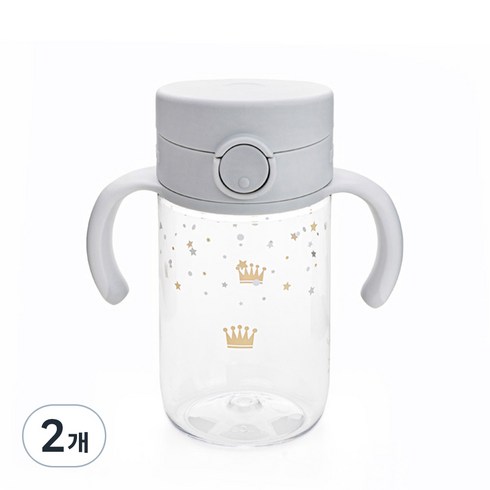 유아드링킹컵 - 릿첼 아스타 드링킹컵 320ml, 2개, 라이트그레이