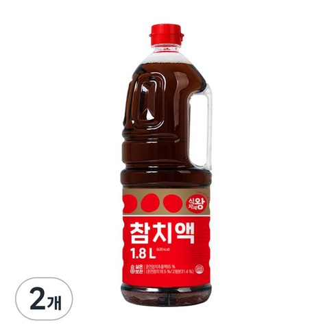 한라 참치액, 1.8L, 2개