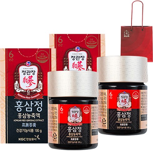 정관장 홍삼정 100g × 2p + 쇼핑백, 2세트