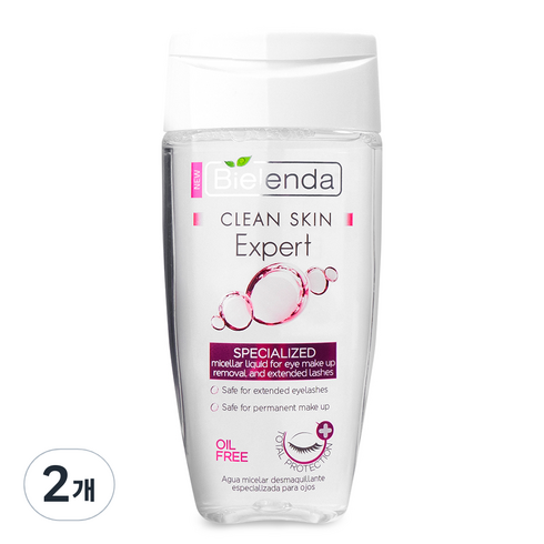 비엘렌다 엑스퍼트 스페셜라이즈드 아이 메이크업 리무버, 2개, 150ml