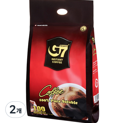 G7 블랙커피, 2g, 100개입, 2개