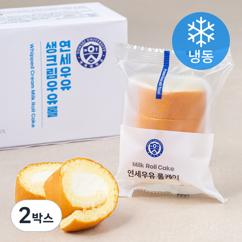 신키네도 슈퍼스타 롤케익 하프 3종 6개 - 연세우유 생크림 우유롤 (냉동), 330g, 2박스