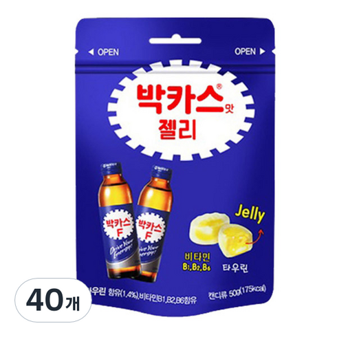 박카스 젤리, 50g, 40개