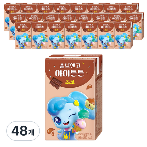 솔브앤고 아이튼튼 초코우유, 150ml, 48개