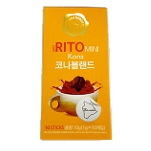 루왁코리아 까페리토 미니 코나블랜드 원두커피믹스, 1g, 10개, 10개입