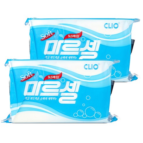동산씨앤지 소프트 마르셀 세탁비누, 2개