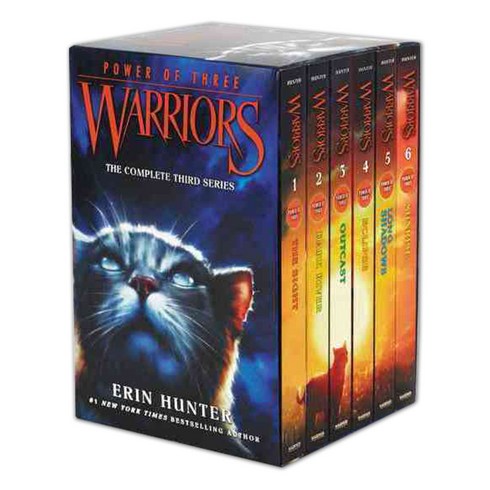 Warriors Power of Three Box Set: The Sight Dark River Outcast Eclipse Long Shadows Sunrise 페이퍼북, HarperCollins