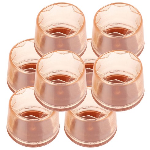 의자발커버캡 - 마루데코 바닥 긁힘방지 데코캡 투명 사각 대 43mm 4p, 2개