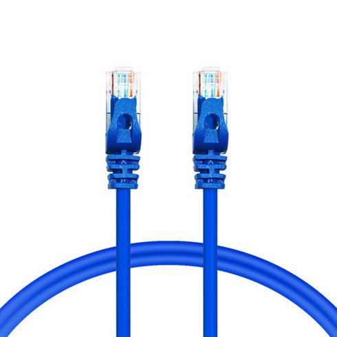 AVIVE CAT.6 UTP 랜케이블 AP-6UTP-1M, 블루, 1개, 1m