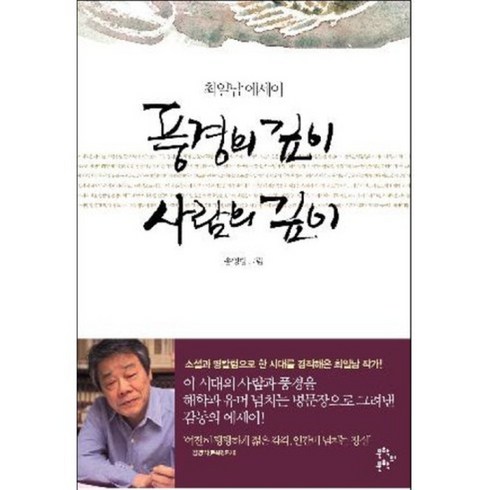 풍경의깊이 - 풍경의 깊이 사람의 깊이, 문학의문학, 최일남 저