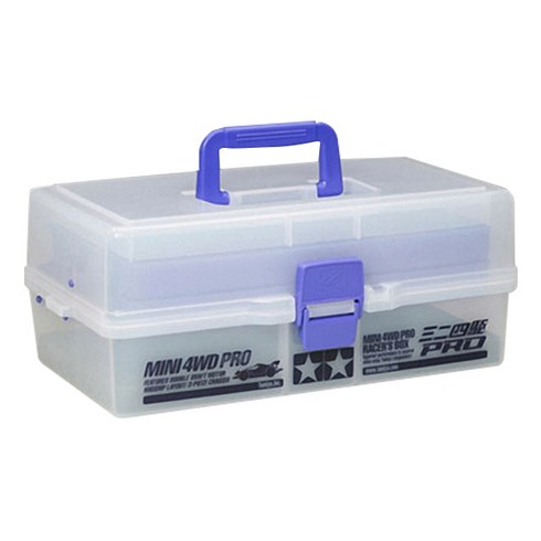 타미야 Mini 4WD PRO Racers Box 미니카 케이스 15354, 혼합 색상, 1개