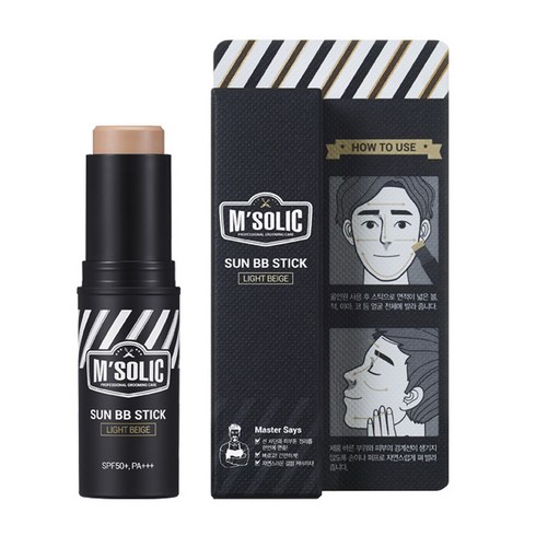 엠솔릭 선 비비 스틱 10g, 라이트 베이지, 1개