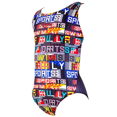 랠리 여아용 일반용 원피스 수영복 GSGA652