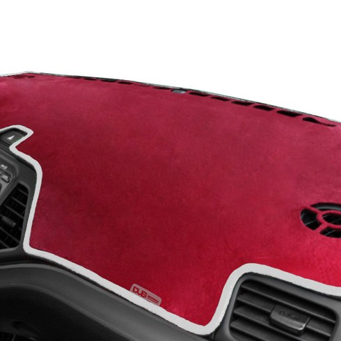 DUB 골드 에디션 벨벳 대쉬보드커버 와인 원단 + 화이트 라인, BMW, E93 3시리즈 2008~2012년 (탑모니터형)
