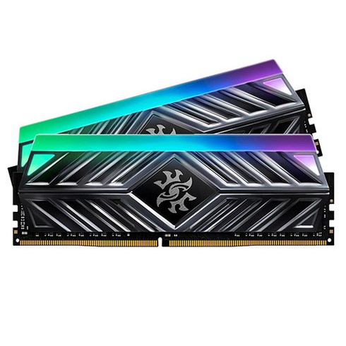 에이데이타 XPG SPECTRIX D41 DDR4 16G PC4-21300 CL16 램 AX4U266638G16-DT41, AX4U266638G16-DT41(Titanium Gray), 2개