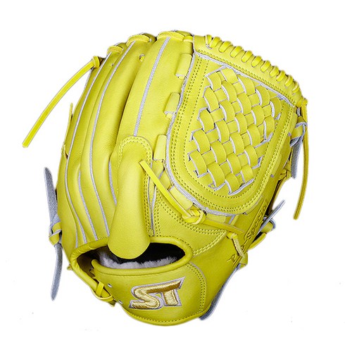 스톰 폭풍 프로 스페샬 PITCHER 돗자리웹 글러브 우투용, 라임레몬