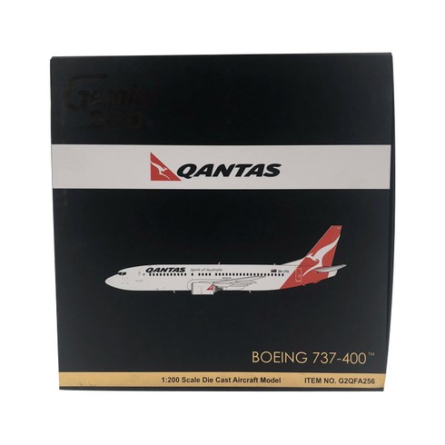 GeminiJets 비행기 다이캐스트 1/200 Australia Airlines B737-400 ZK-JTQ, 혼합 색상
