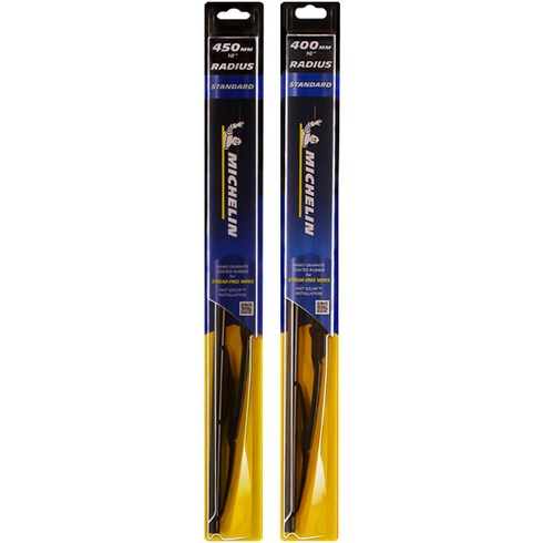 미쉐린 차량용 RADIUS 스탠다드 와이퍼 2p 세트, 1세트