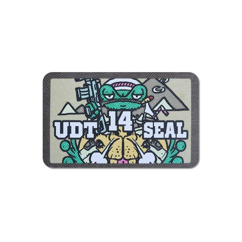 아이언로미오 패치 UDTSEAL Small AKH14th NO478, 혼합 색상, 1개