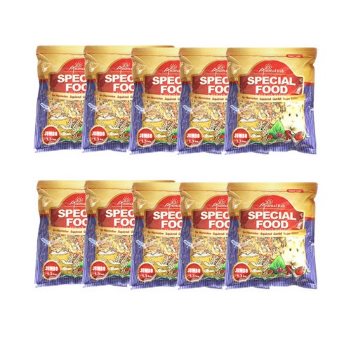애니멀밥 점보 햄스터 사료, 1.3kg, 10개