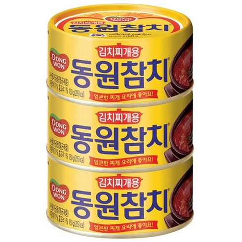 김치찌개용참치 - 동원참치 김치찌개용, 150g, 6개