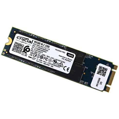 마이크론 Crucial MX500 M.2 2280 SSD, CT1000MX500SSD4, 1TB