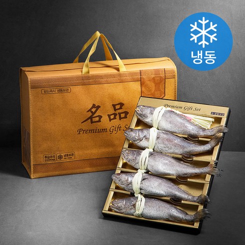 민어굴비 5미 (냉동) + 부직포가방, 1.7kg, 1개