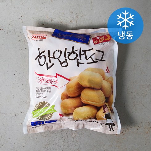 오뗄 카스테라 한입핫도그 (냉동), 1kg, 1개