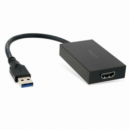 외장그래픽카드 - 넥스트 이지넷유비쿼터스 USB 3.0 to HDMI 디스플레이 어댑터 NEXT-313DPHU3