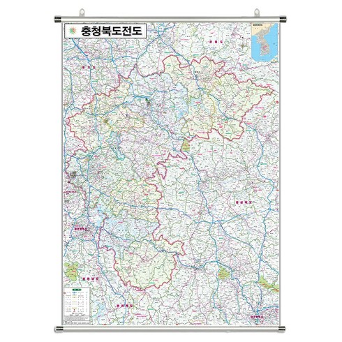 충청북도지도 TOP01