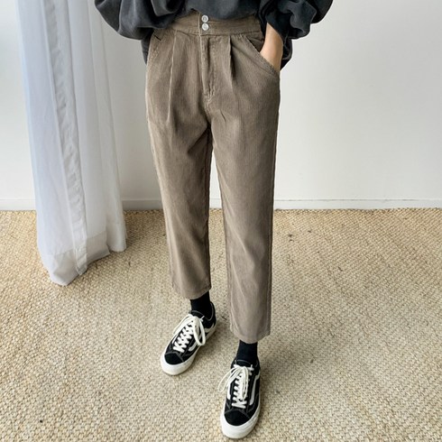 여성용 세상 편한 코듀로이 팬츠