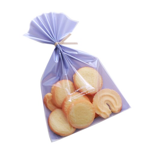 모던 컬러 쿠키봉투 로얄 블루 50p + 막대 타이 랜덤 발송 50p 세트, 1세트
