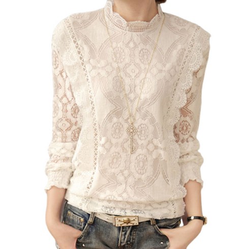 르네상스 레이스 블라우스