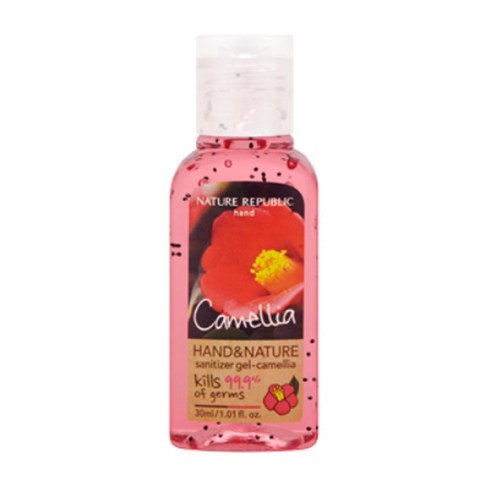 네이처리퍼블릭 핸드 앤 네이처 에탄올 세니타이저 겔 동백, 30ml, 1개