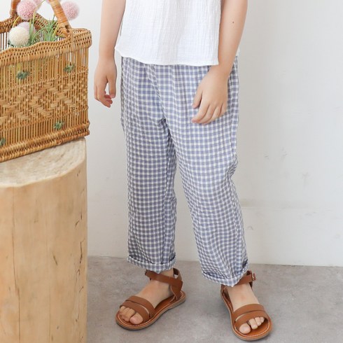 2023년 가성비 최고 유아 냉장고바지 - 아동용 피오 체크 팬츠