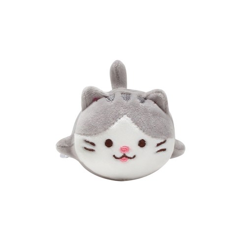 스트레스볼 - 모찌타운 꾹꾹이 스퀴시 고양이 스트레스볼, 6cm, 고등어, 1개