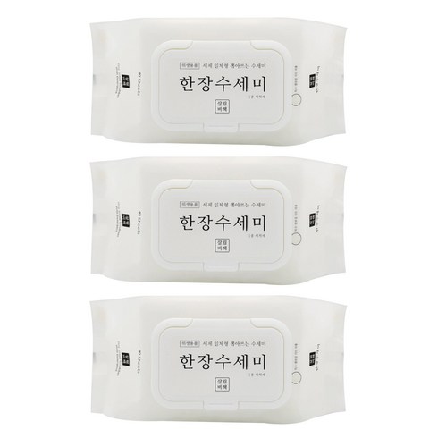 살림비책 일회용 뽑아쓰는 세제일체형 한장수세미 40p, 3개