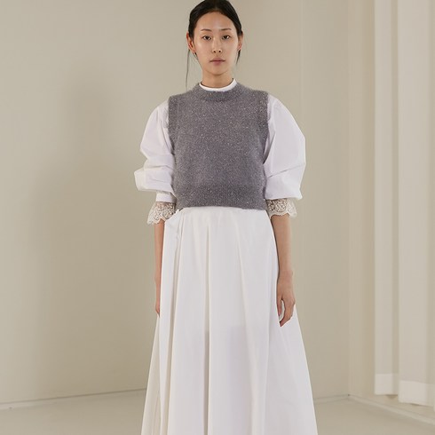 더센토르 LAYERED FLARE WRAP 스커트 TC20SSSK01