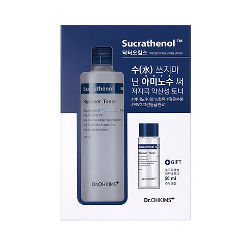 닥터오킴스 수크라테놀 리커버 토너 세트 300ml + 50ml, 1세트