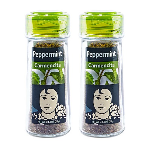 카르멘시타 페퍼민트 향신료, 18g, 2개