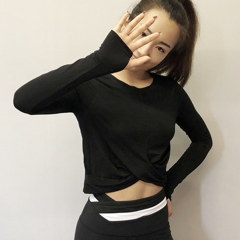 나야스타일 여성용 요가 긴팔티 A-776-2
