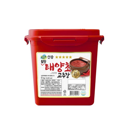 신송 참맛 고추장, 6kg, 1개